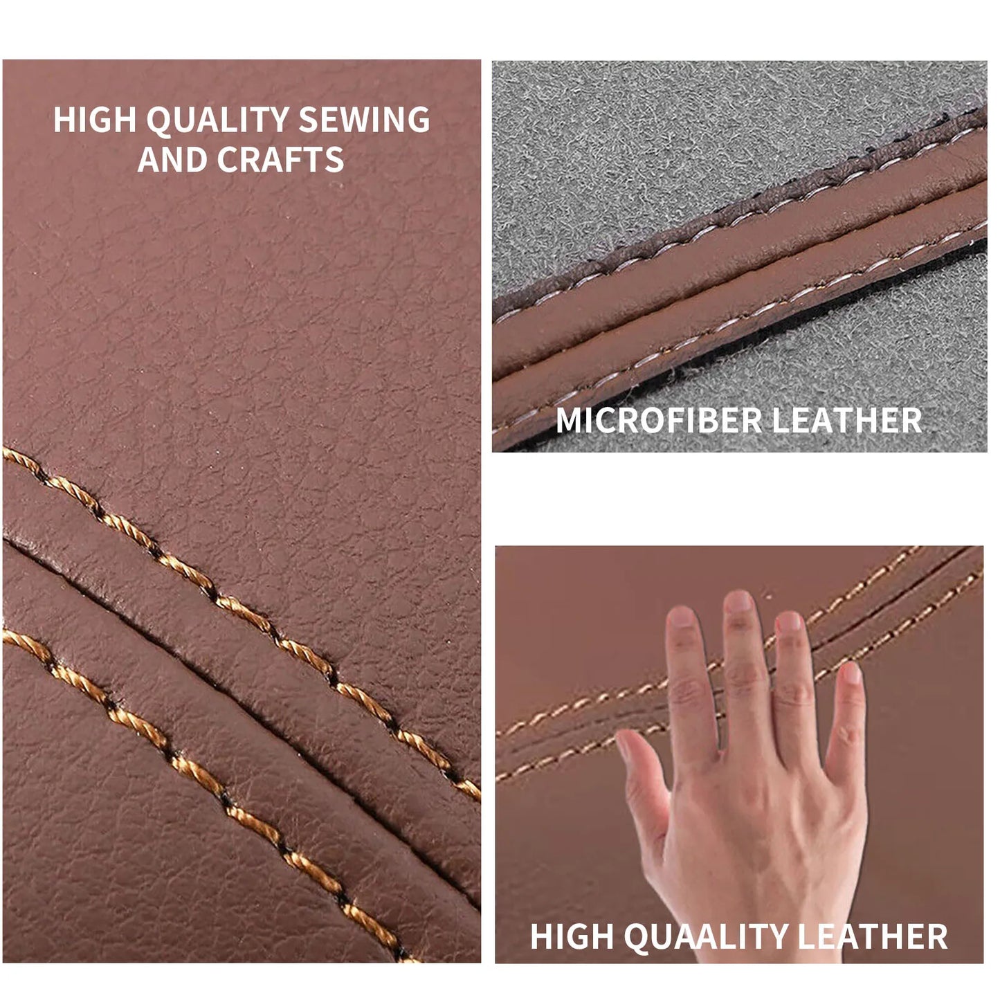 Leather Console Lid Armrest and Door Panel Cover for Avalon