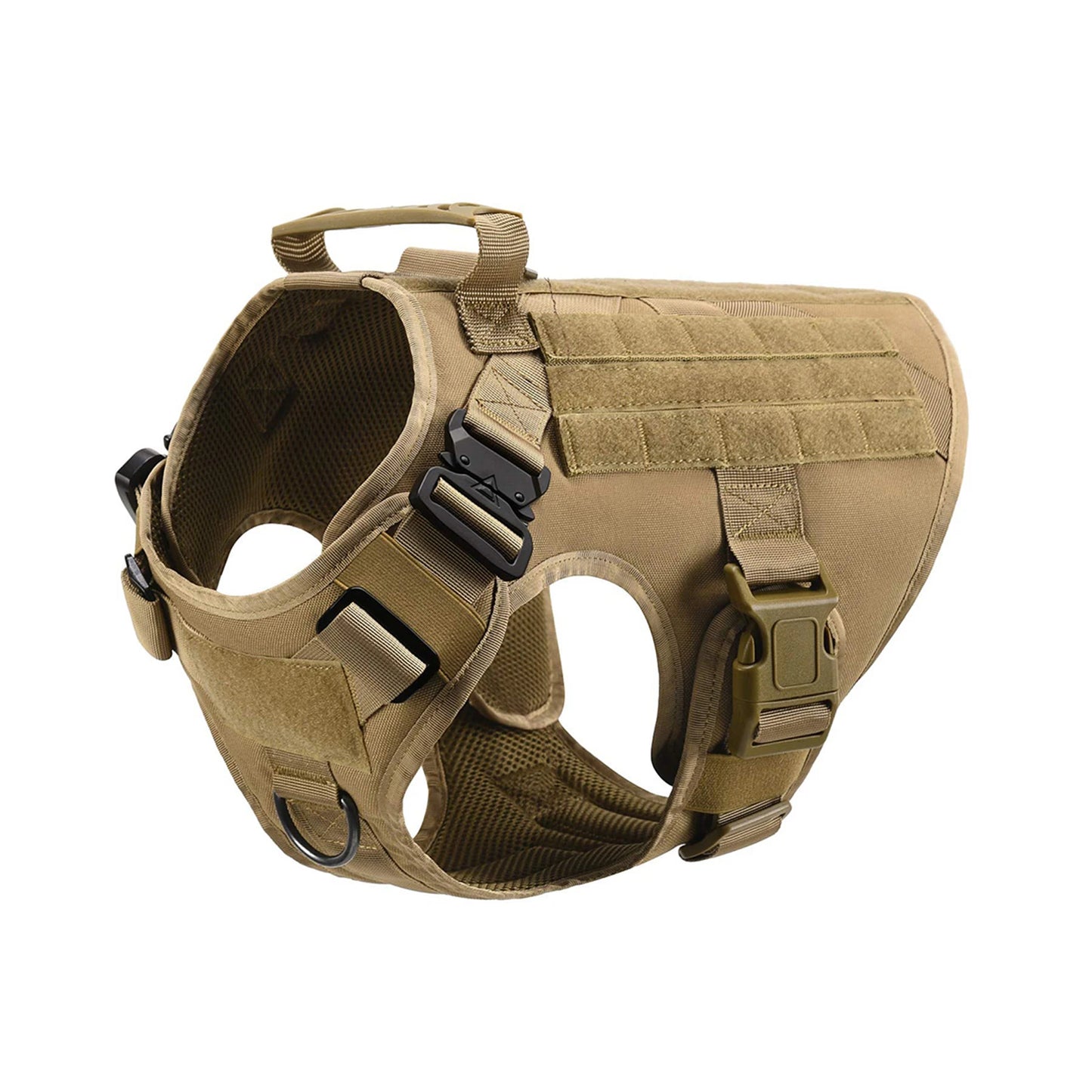 PETRAVEL Tactical Dog Harness Molle Vest With Pouches