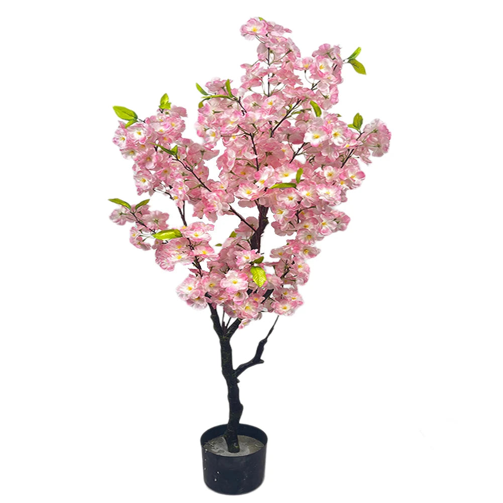 HiMISS Artificial Cherry Blossom Tree Potted Home Decor