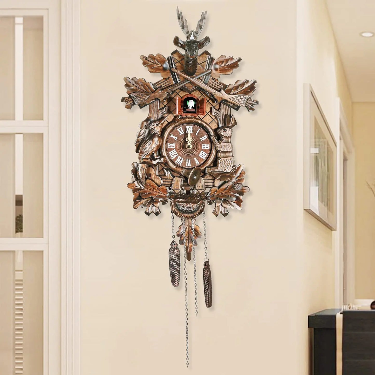 German Black Forest Cuckoo Wall Clock For Living Room