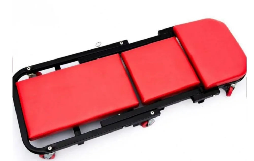 2-In-1 Folding Mechanic Stool Creeper Seat For Garage