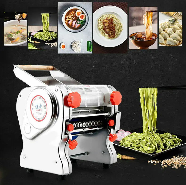 Hign-concerned 550W Electric Pasta Maker Noodle Machine With Dual Knife