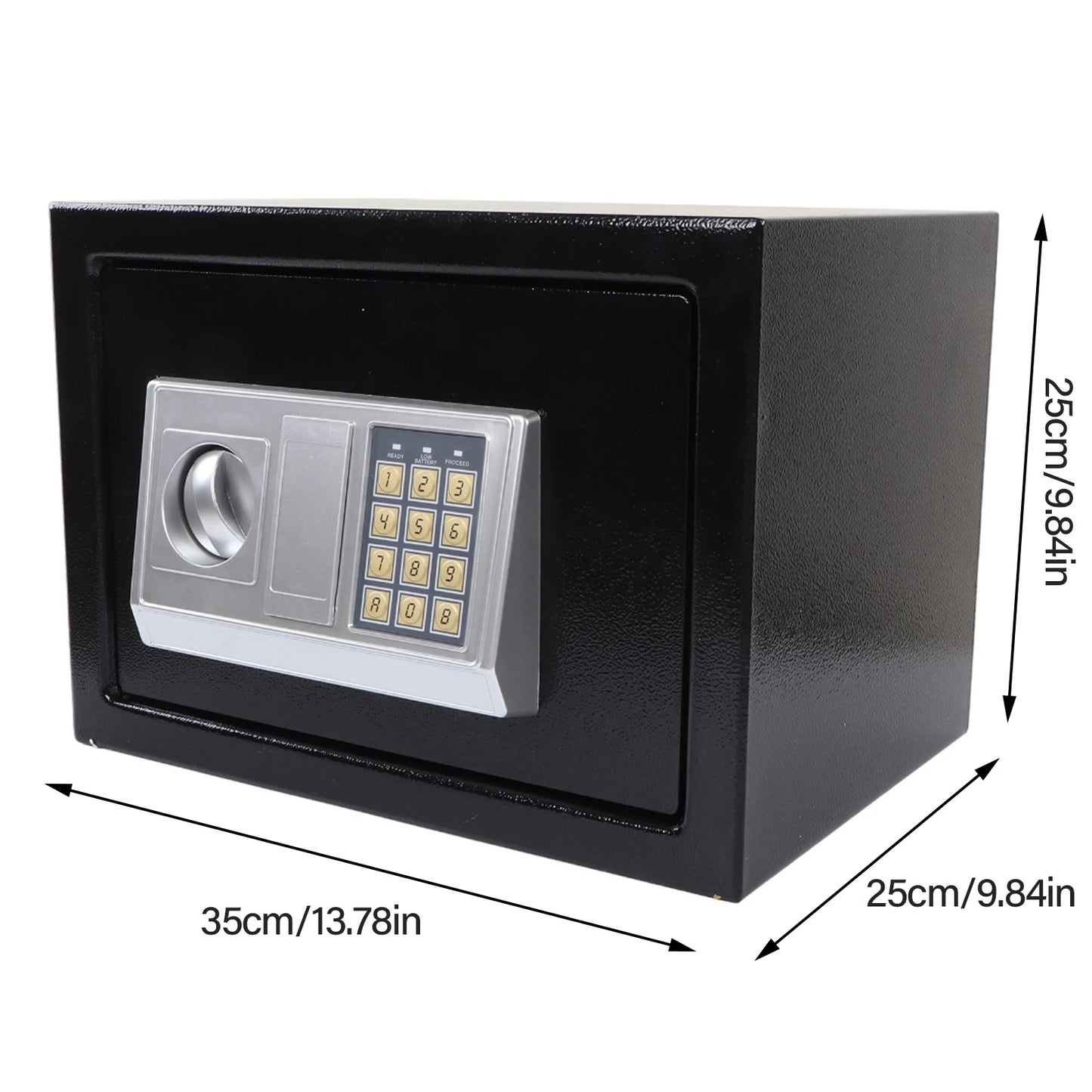 Electronic Safe Box Digital Safe With Password And Key Unlocking