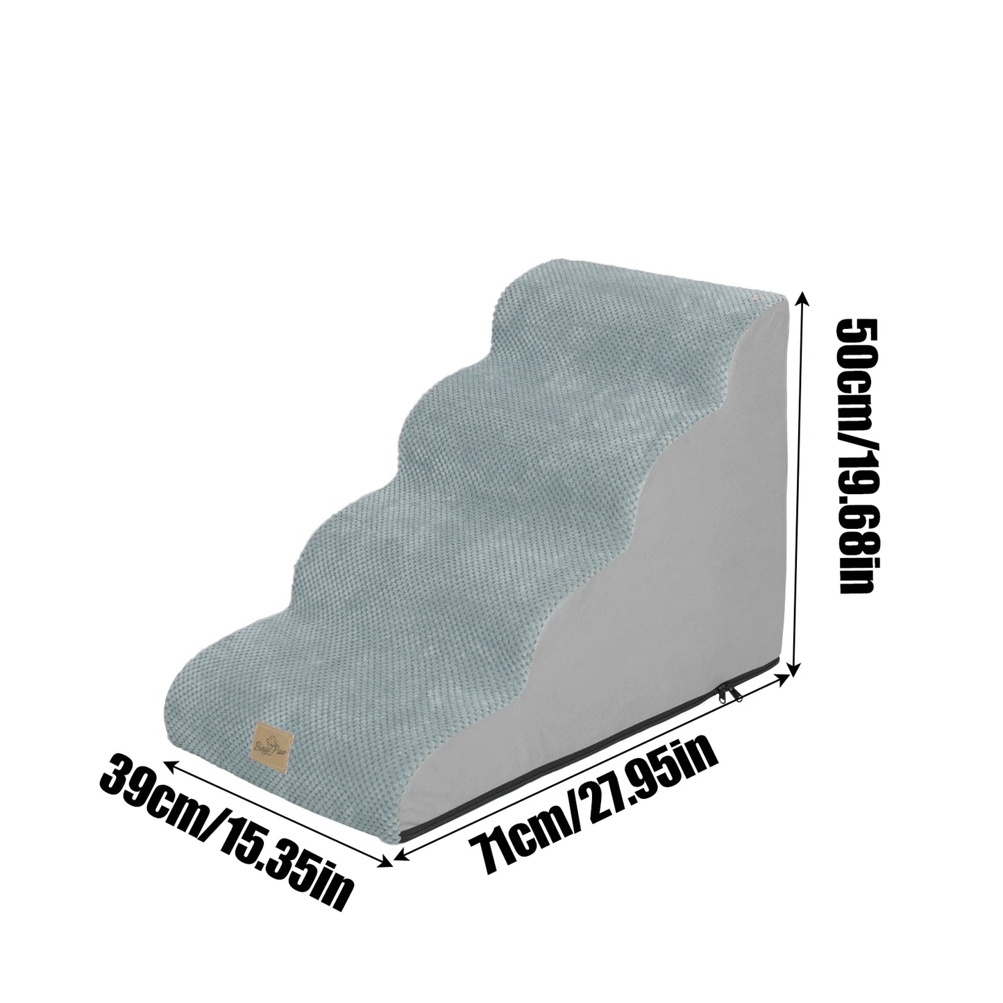 Pet Training Stairs With Removable Cover For Beds And Sofas