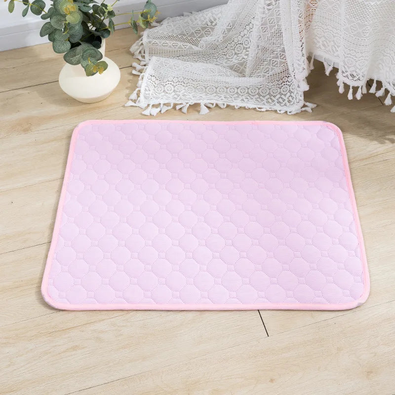 Washable Dog Diaper Mat Reusable Training Pad Waterproof Puppy Bed
