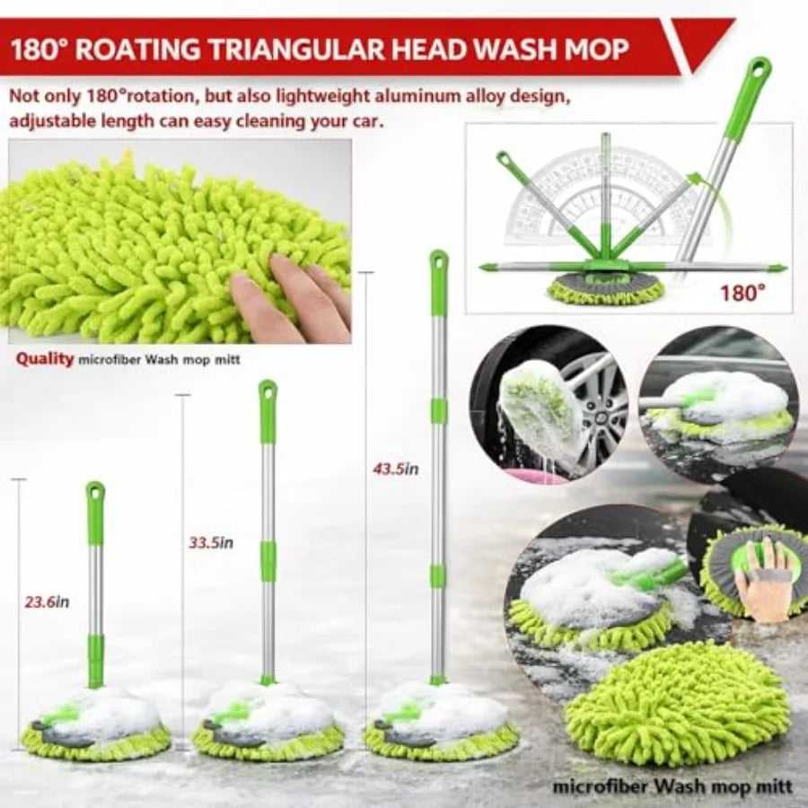 Car Wash Cleaning Kit With Foam Gun And Stainless Steel