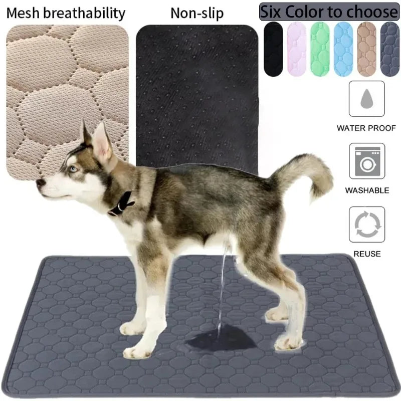 Reusable Dog Pee Pad Blanket Absorbent Puppy Training Pad