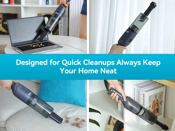 INSE H1 Portable Car Vacuum Cleaner With Two Modes, Wireless