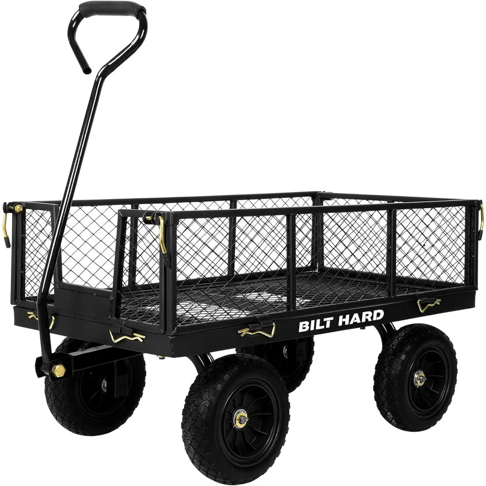 Bilt Hard 400 Lb Flat Free Tire Steel Garden CartPro