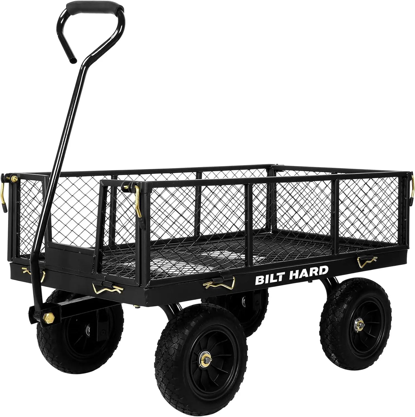 Bilt Hard 400 Lb Flat Free Tire Steel Garden CartPro