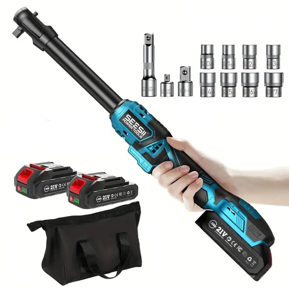 Seesii Cordless Electric Ratchet Wrench Brushless Motor Kit