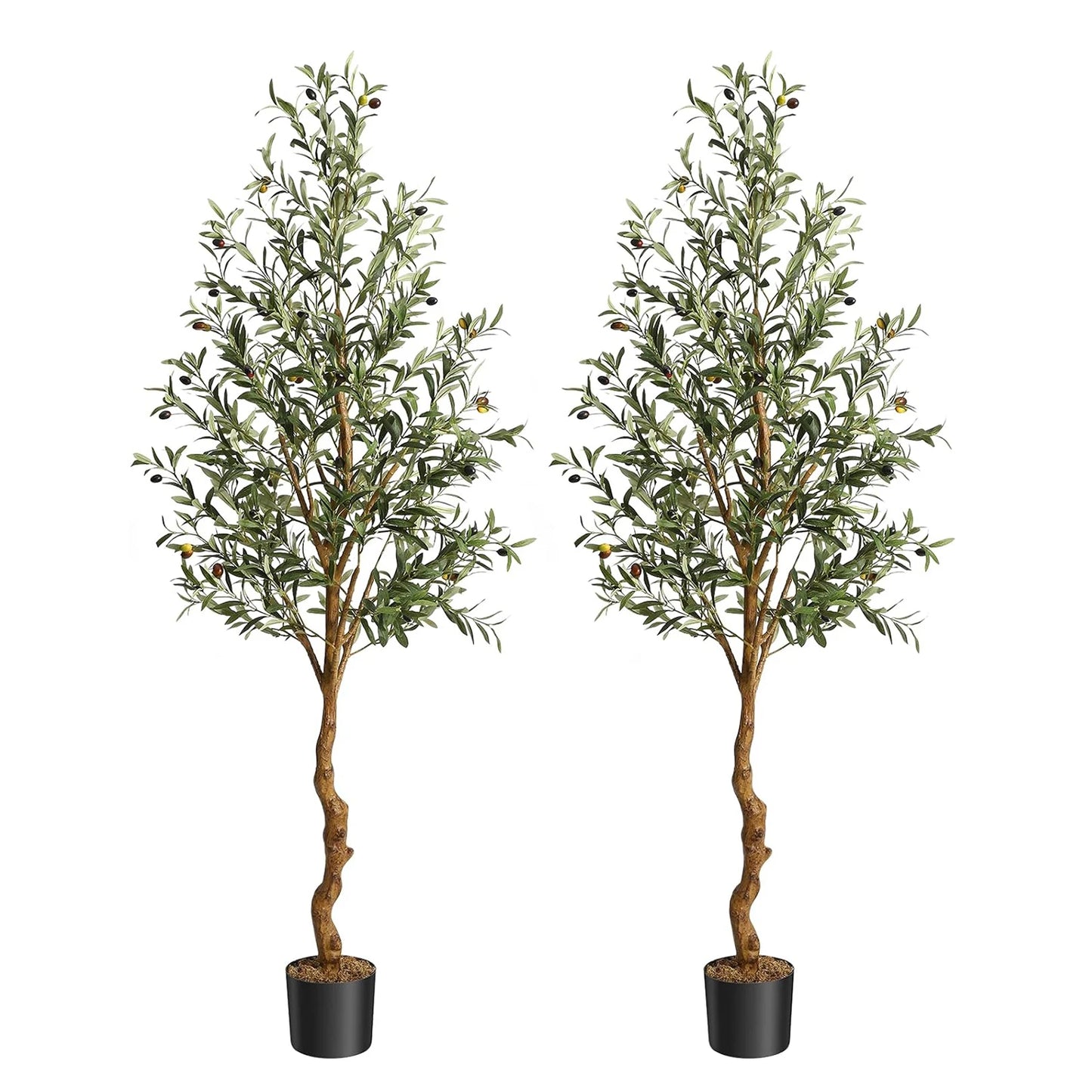 HiMISS Artificial Olive Tree In Pot For Home Room Decor