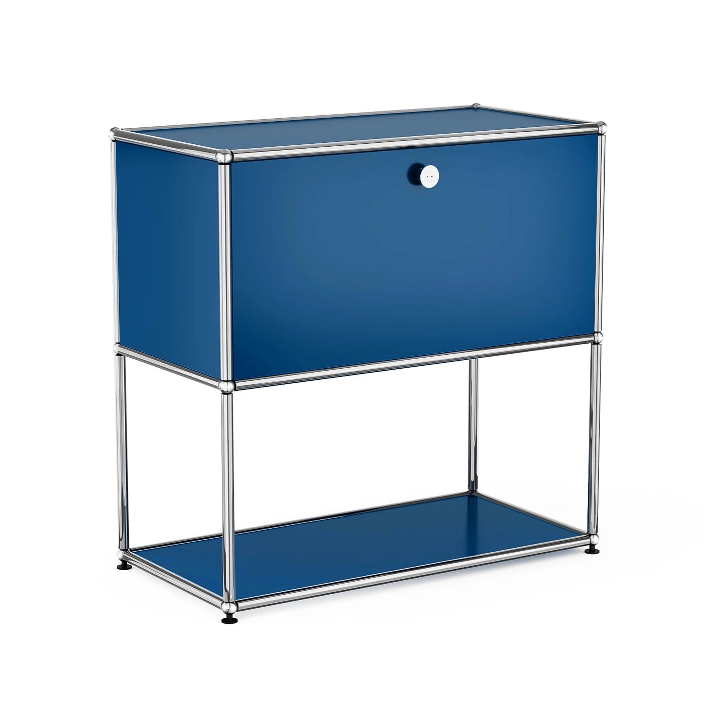 Furgle Modern Modular Nightstand Metal Frame Two Tier
