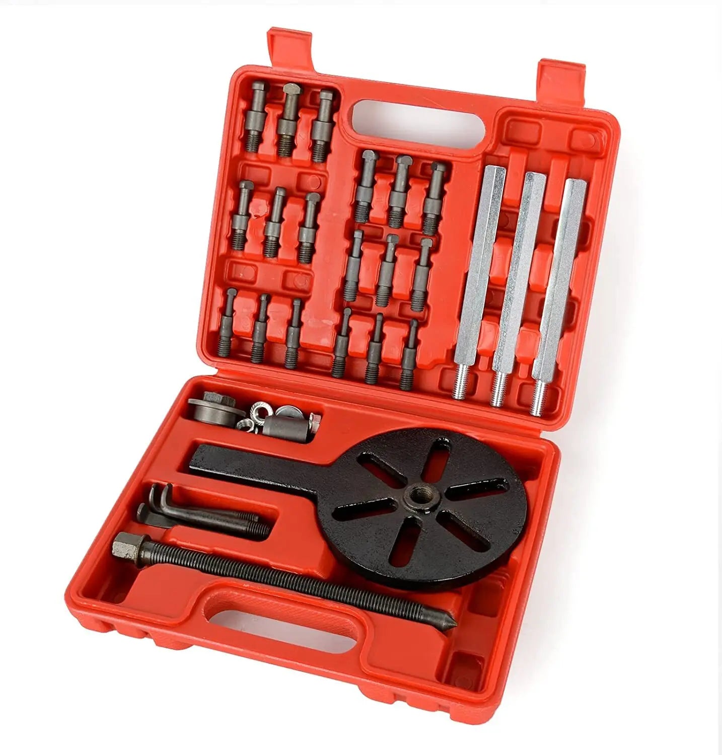 21 In 1 Bearing Disassembly Puller Set With Inner Hole Tool And Three Jaw