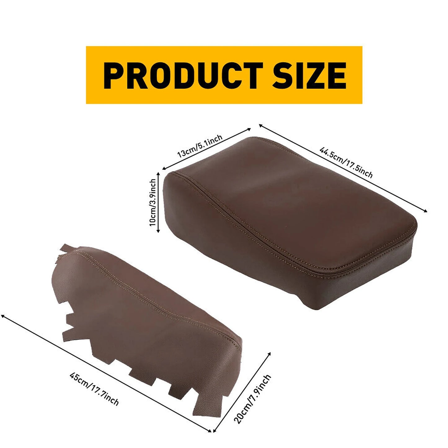 Leather Console Lid Armrest and Door Panel Cover for Avalon