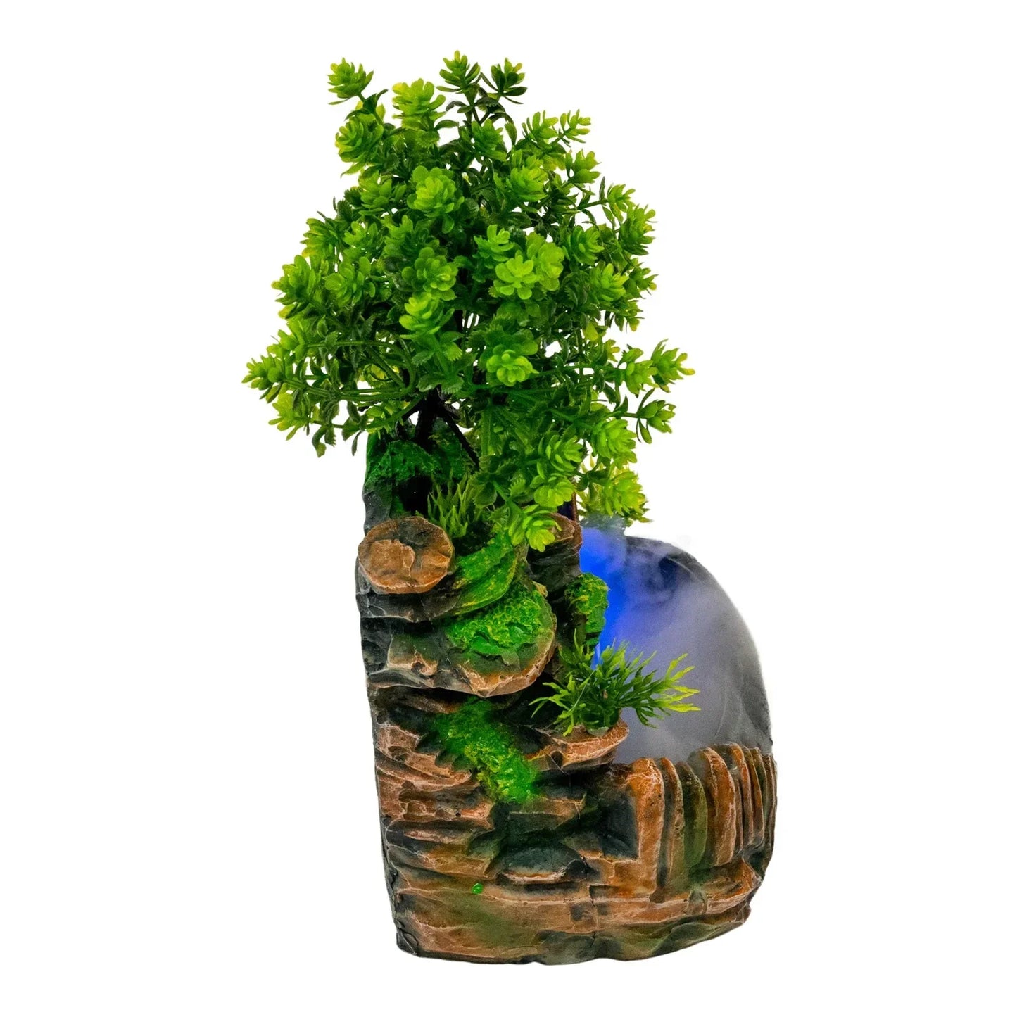 Tabletop Rockery Fountain Indoor Waterfall Bonsai Desktop Decor