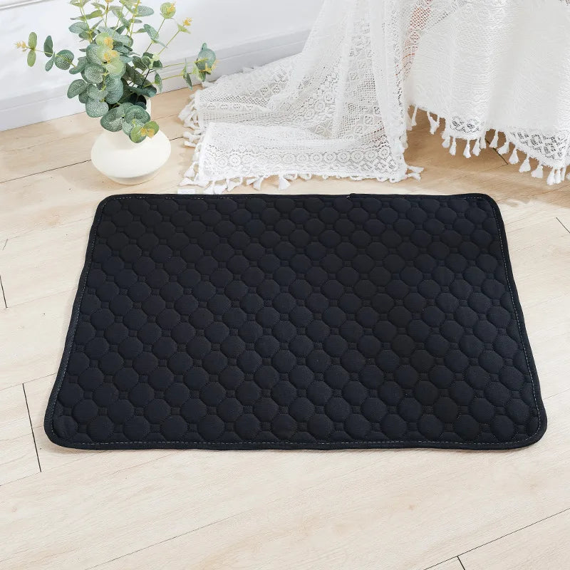 Washable Dog Diaper Mat Reusable Training Pad Waterproof Puppy Bed
