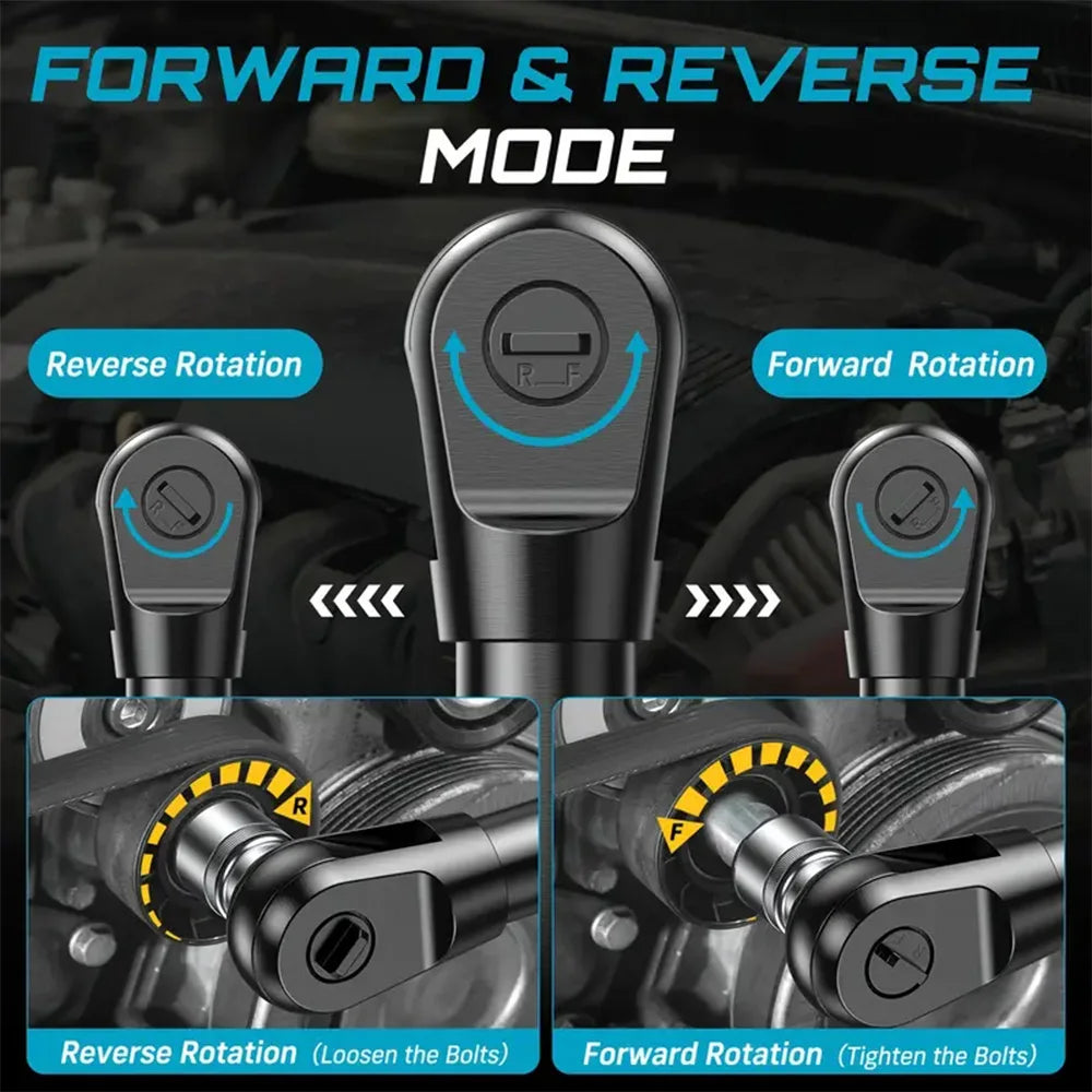 Seesii Cordless Electric Ratchet Wrench Brushless Motor Kit