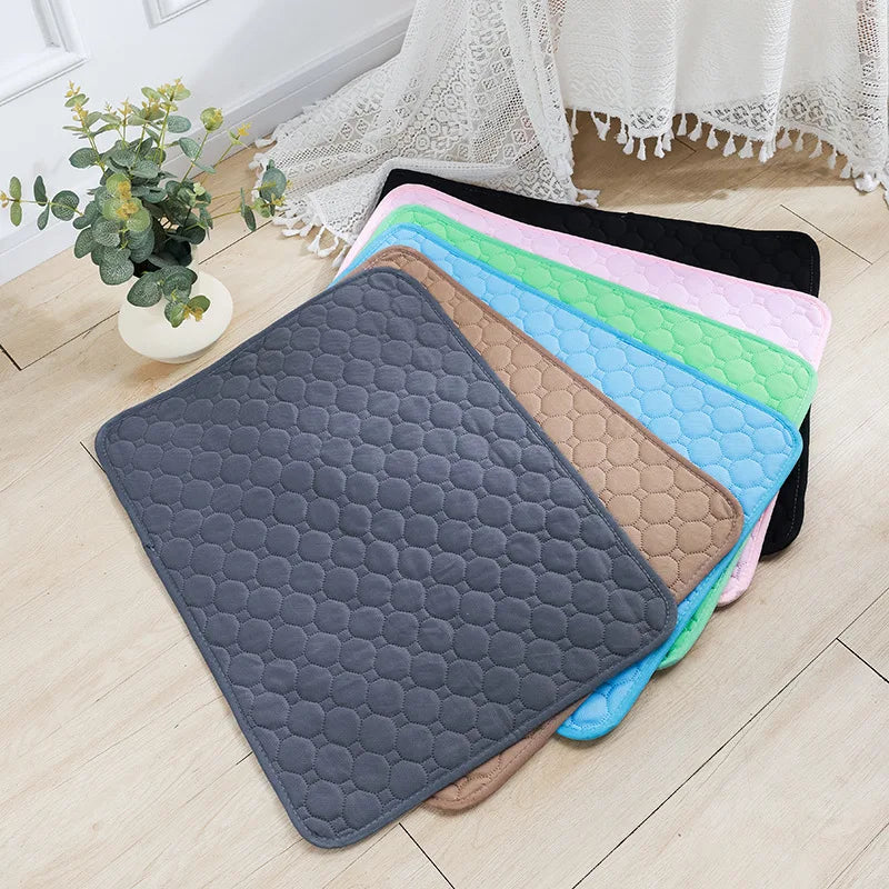Washable Dog Diaper Mat Reusable Training Pad Waterproof Puppy Bed