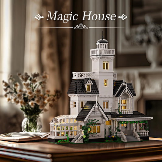 Magic House Building Set Owens House With LED Light Decor