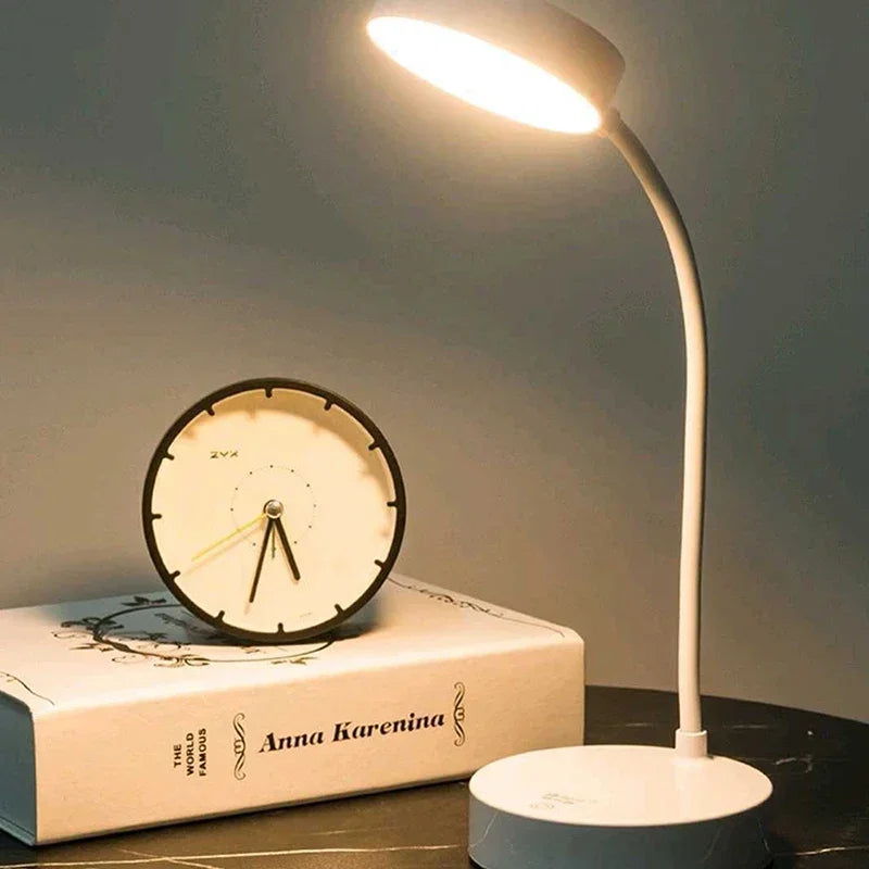 Flexible LED Desk Lamp With USB Power And Level Dimmer