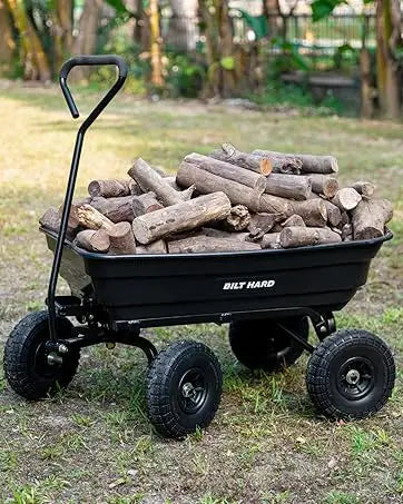 Bilt Hard 400 Lb Flat Free Tire Steel Garden CartPro