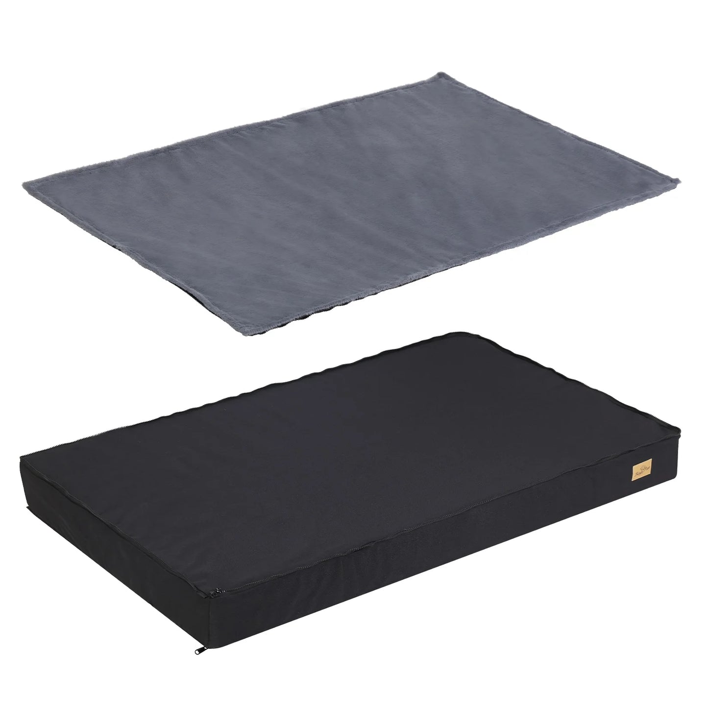 Dog Bed Orthopedic Memory Foam Base With Washable Cover