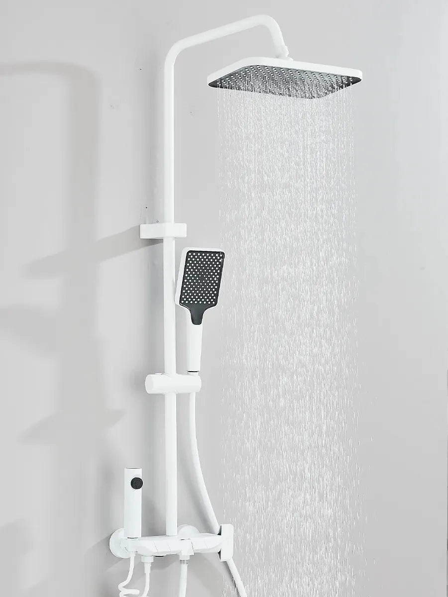 Onyzpily Shower Faucet Set With 4-Way Rainfall System