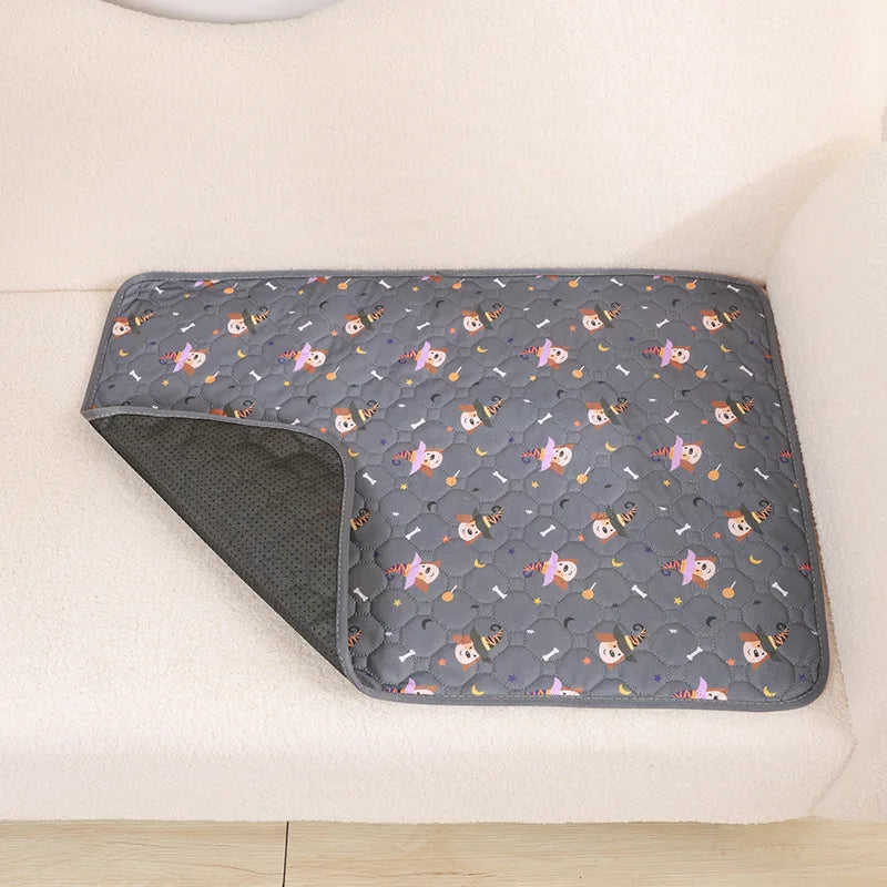 Washable Dog Diaper Mat Reusable Training Pad Waterproof Puppy Bed