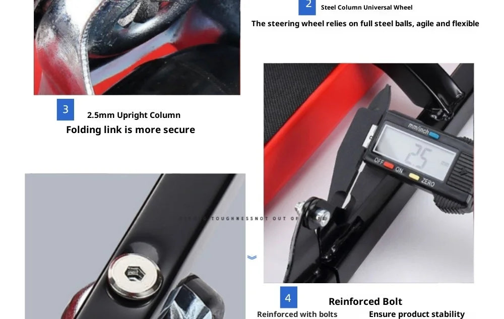 2-In-1 Folding Mechanic Stool Creeper Seat For Garage