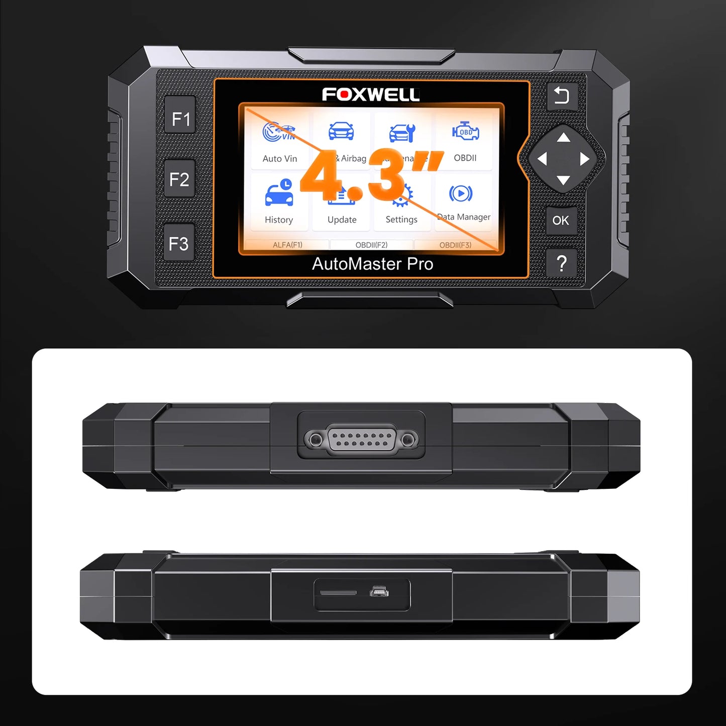 FOXWELL NT650 Pro OBDII Scan Tool With Bidirectional Diagnostics