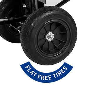 Bilt Hard 400 Lb Flat Free Tire Steel Garden CartPro